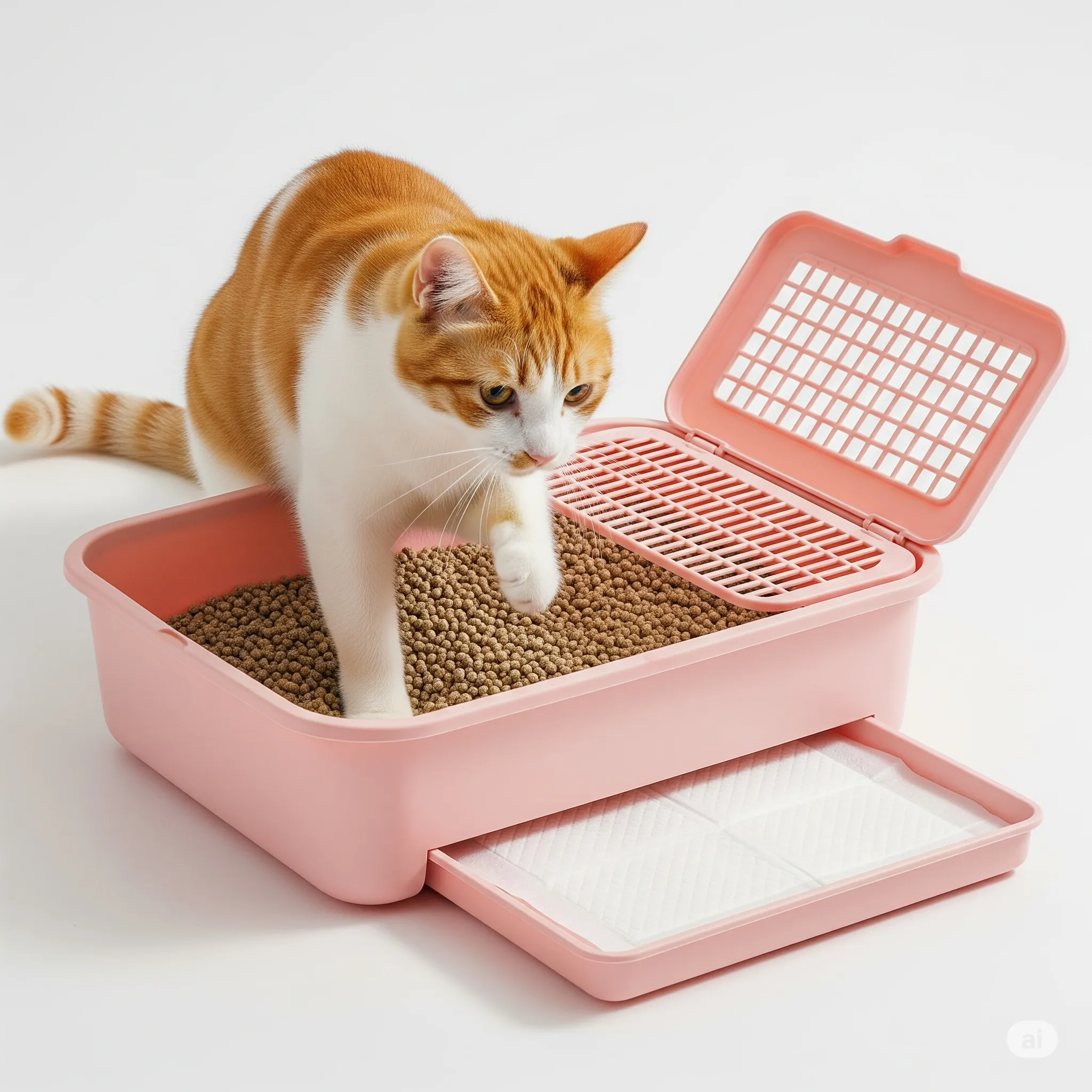 ①トイレ・猫砂