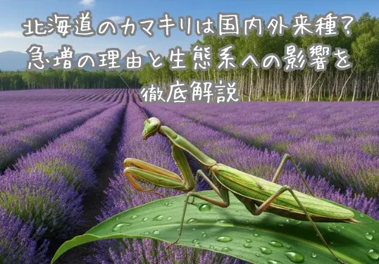 北海道のカマキリは国内外来種？急増の理由と生態系への影響を徹底解説